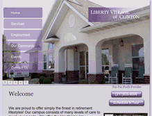 Tablet Screenshot of libertyvillageofclinton.com